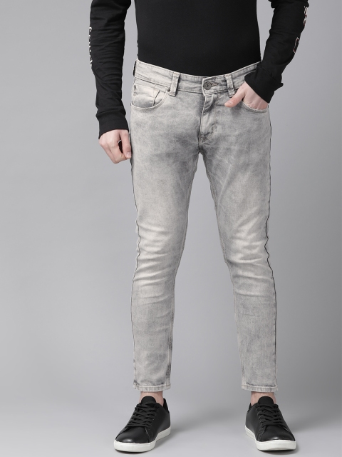 

SPYKAR Men Grey Slim Fit Low-Rise Clean Look Stretchable Jeans