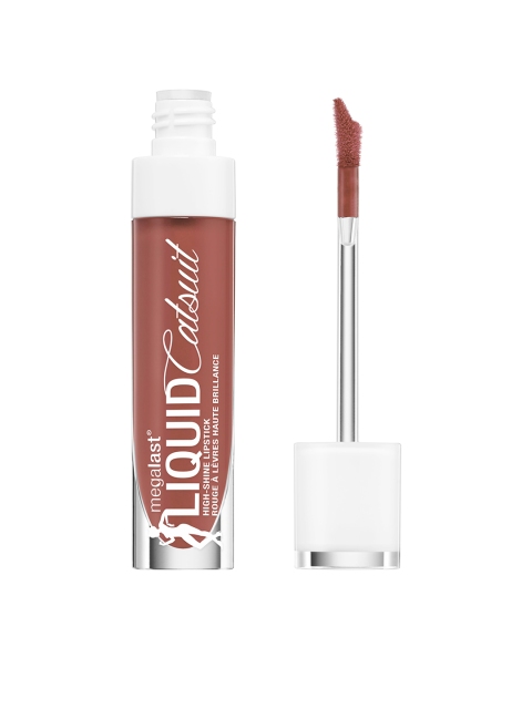 

Wet n Wild Sustainable Megalast Liquid Catsuit Lipstick - Cedar Later E945B, Brown