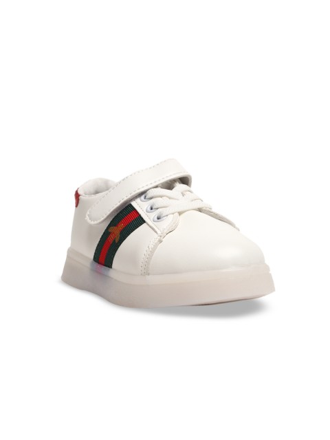 

PASSION PETALS Unisex White LED Sneakers
