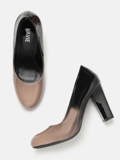 

Lavie Women Black & Beige Ombre Effect Pumps
