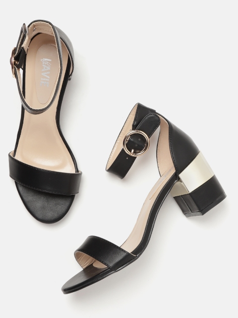 

Lavie Women Black Solid Heels