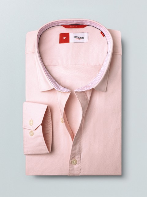 

INVICTUS Sport Men Pink Slim Fit Solid Casual Shirt