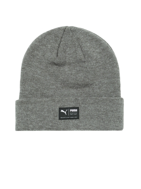 

Puma Unisex Grey Archive Heather Knitted Beanie