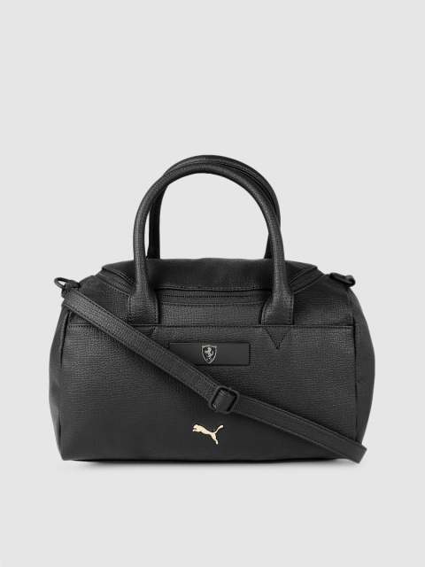 

Puma Black Solid Handheld Bag