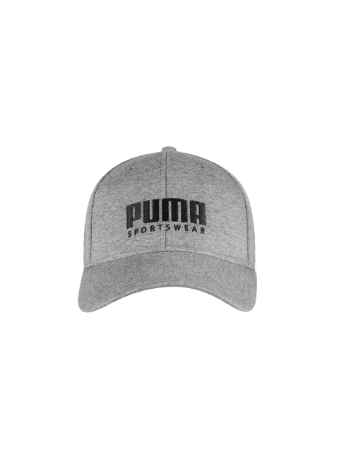 

Puma Unisex Grey Solid Baseball Cap