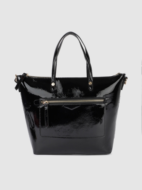 

Accessorize Black Solid Handheld Bag
