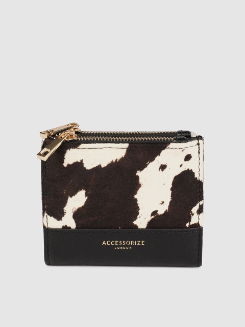 

Accessorize Women Multicoloured Animal Printed Two Fold Wallet, Multi