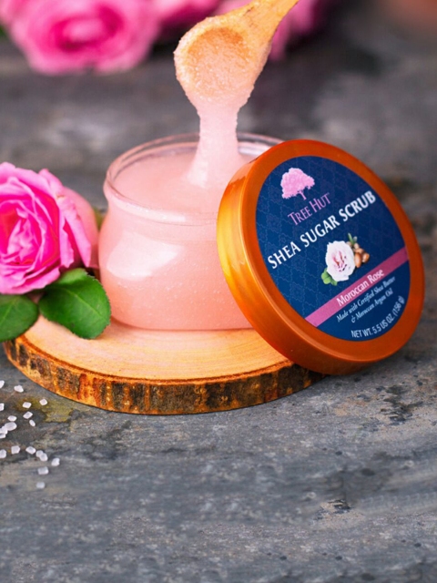 

Tree Hut Unisex Moroccan Rose Shea Sugar Body Scrub 156 g, Pink