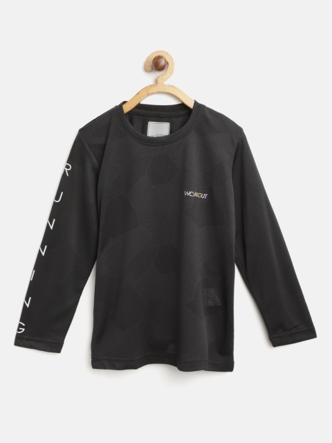 

Sweet Dreams Boys Black Solid Round Neck T-shirt