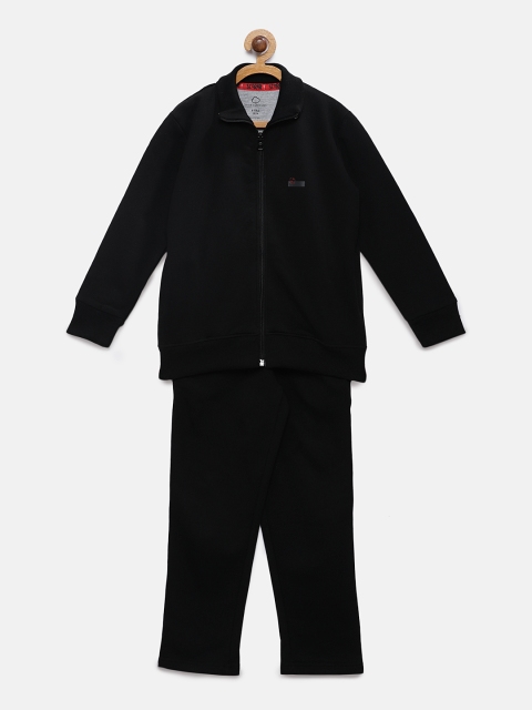

Sweet Dreams Boys Black Solid Tracksuit
