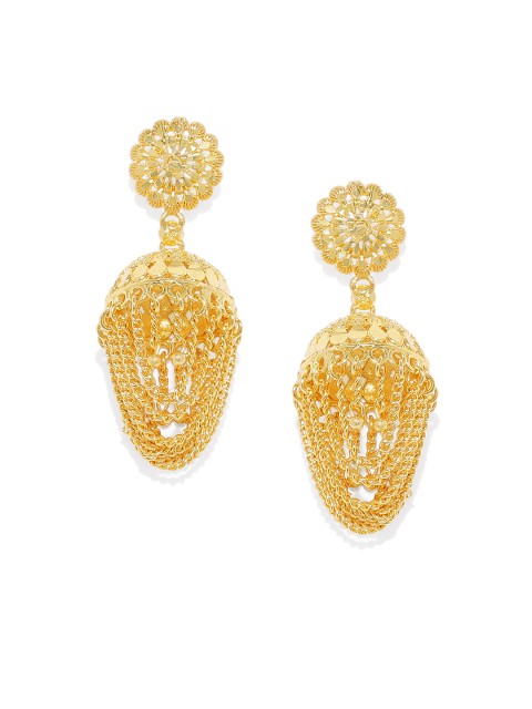 

Alamod Gold Plated Dome Shaped Jhumkas