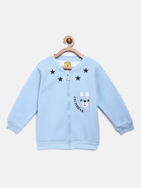 

Lil Lollipop Kids Blue Solid Sweatshirt