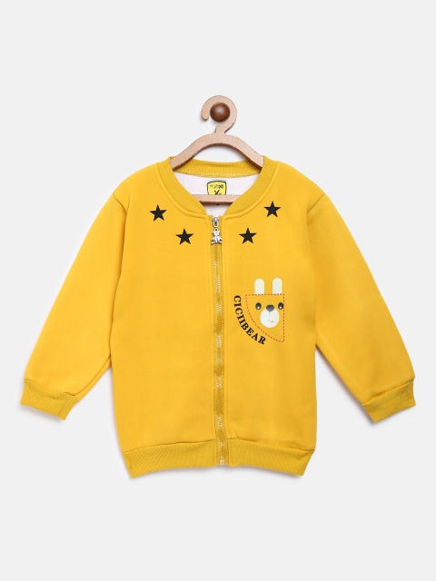 

Lil Lollipop Kids Yellow Solid Sweatshirt