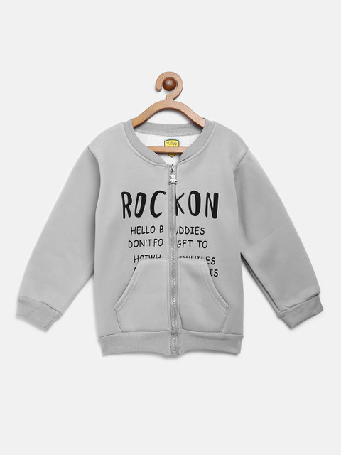 

Lil Lollipop Kids Grey Printed Sweatshirt
