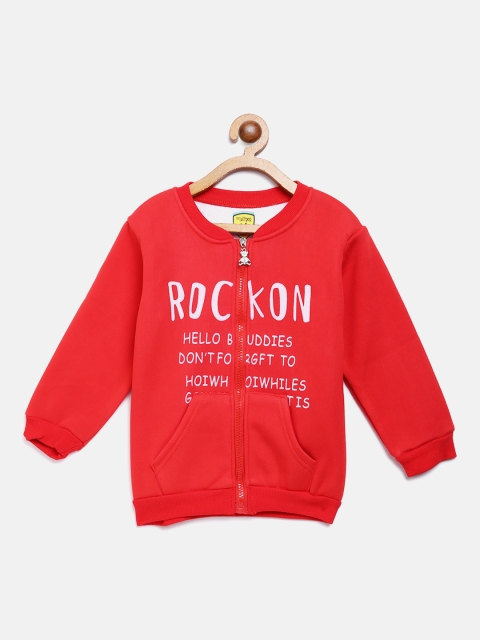 

Lil Lollipop Kids Red Printed Sweatshirt