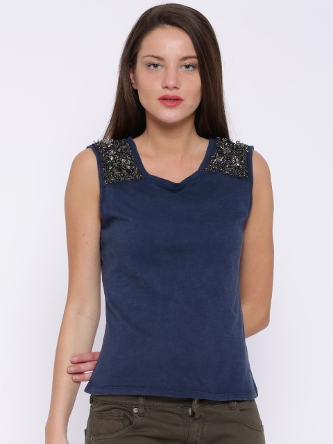 

ONLY Blue Sleeveless Top