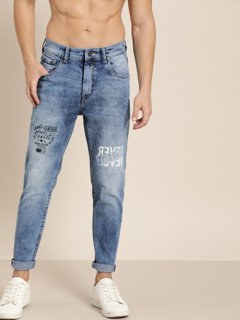 

Moda Rapido Men Blue Slim Tapered Fit Mid-Rise Clean Look Stretchable Jeans