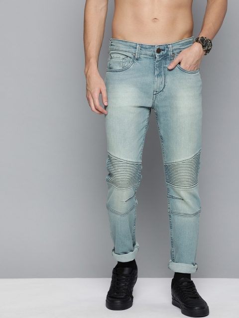 

HERE&NOW Men Blue Slim Fit Mid-Rise Clean Look Stretchable Jeans