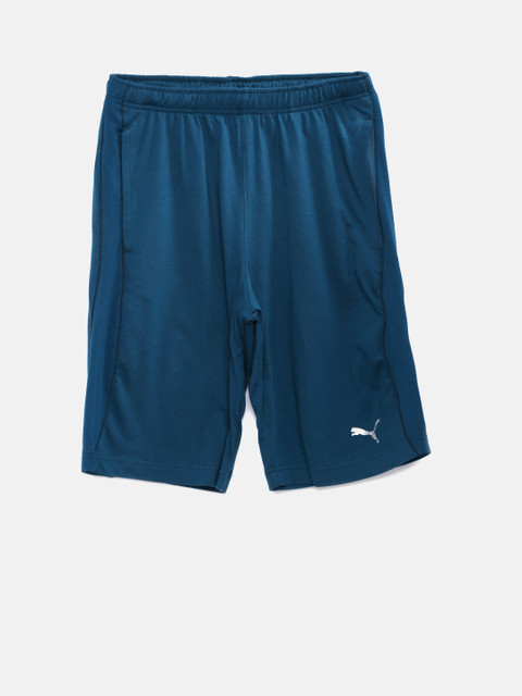 

Puma Boys Blue Solid Regular Fit Regular Shorts