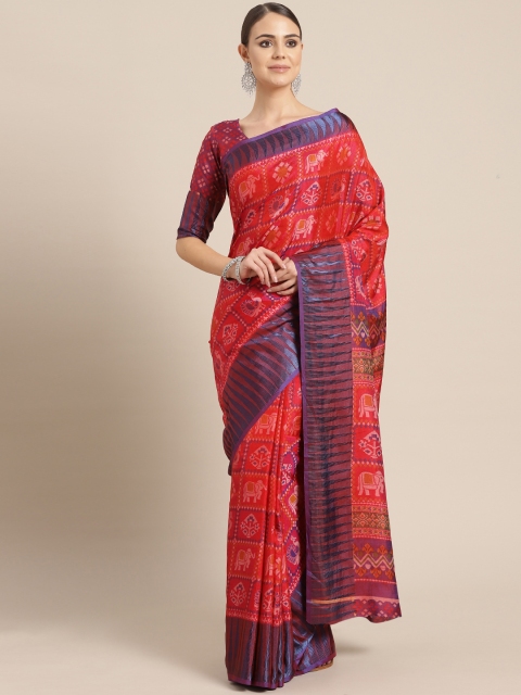 

Saree mall Pink Printed Saree