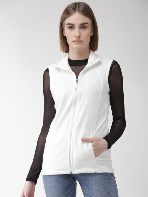 

Marks & Spencer Women White Solid Tailored Jacket