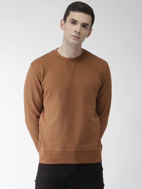 

Marks & Spencer Men Brown Solid Sweatshirt