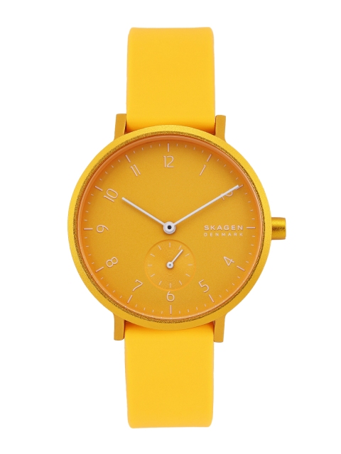 

SKAGEN Women Yellow Aaren Analogue Watch - SKW2808