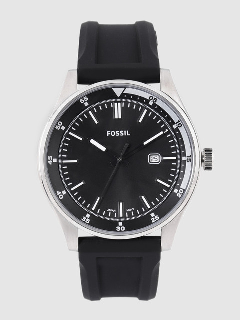 

Fossil Men Black Analogue Watch FS5535
