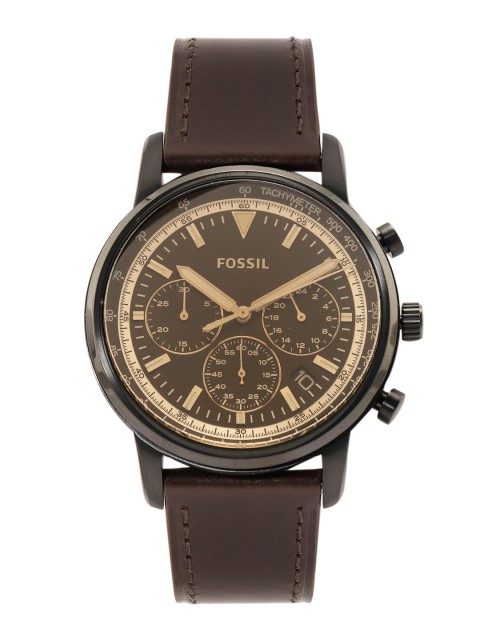 

Fossil Men Brown Goodwin Chronograph Analogue Watch FS5529