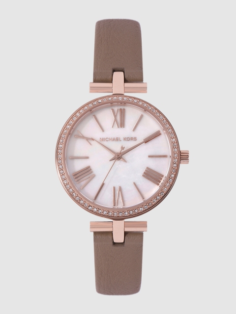 

Michael Kors Women White Mother of Pearl Analogue Watch MK2832