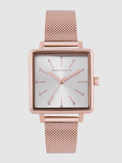 

Armani Exchange Women Silver-Toned Analogue Watch AX5802_SOR