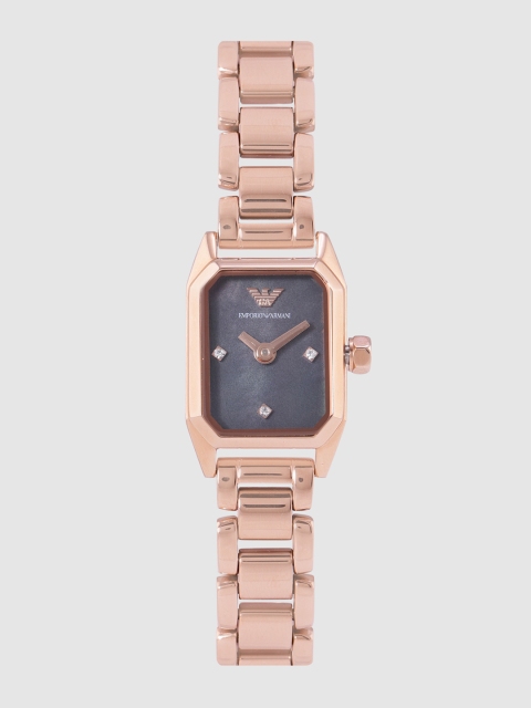 

Emporio Armani Women Black Gioia Analogue Watch AR11247