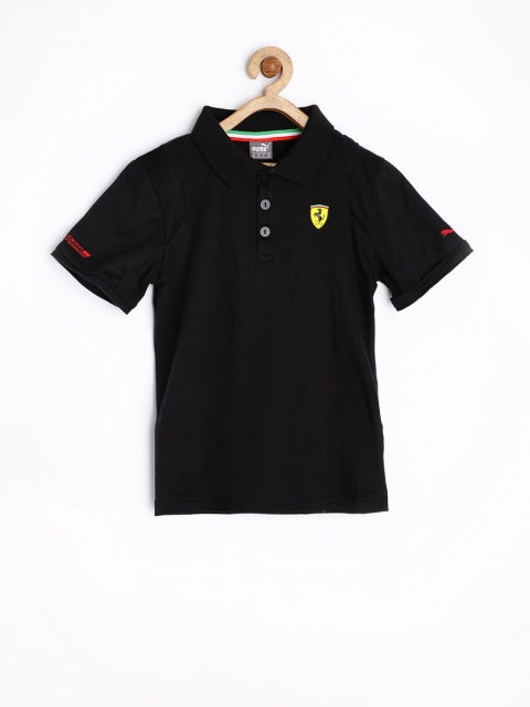 

PUMA Boys Black Ferrari Polo T-shirt