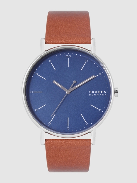 

SKAGEN Men Blue Analogue Leather Watch SKW6551_SOR