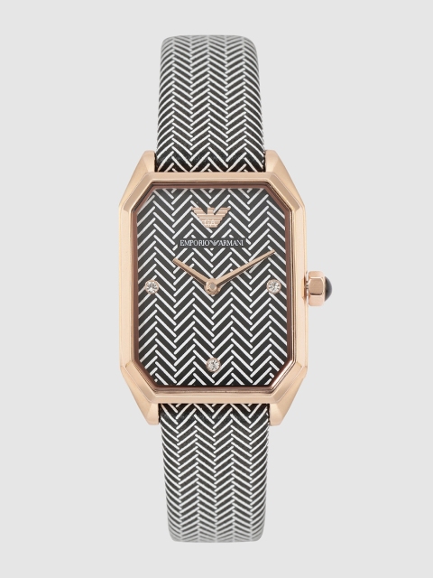 

Emporio Armani Women Black & White Analogue Watch AR11249_SOR