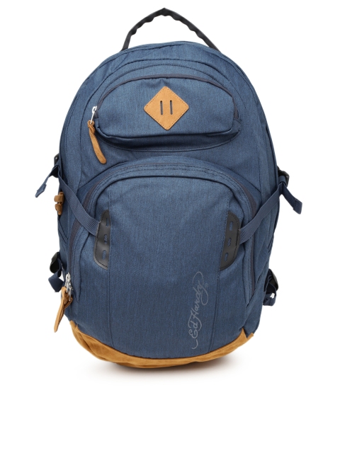 

Ed Hardy Men Navy Waterproof Backpack, Navy blue