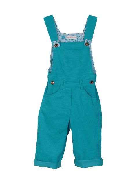 

My Little Lambs Unisex Turquoise Blue Dungarees
