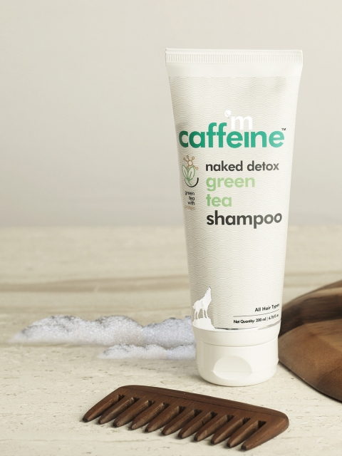 

MCaffeine Naked Detox Hair Fall Control Green Tea Shampoo (200 ml), White