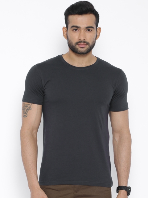 

Highlander Charcoal Grey Pure Cotton T-shirt