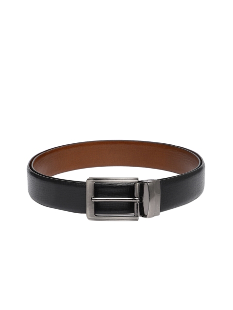 

BOXER Men Black Solid Reversible Italian Genuine Leather Belt BB2-03 B36