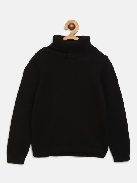 

LC Waikiki Girls Black Solid Pullover