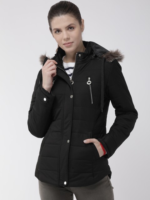 

Fort Collins Women Black Solid Lightweight Padded Jacket