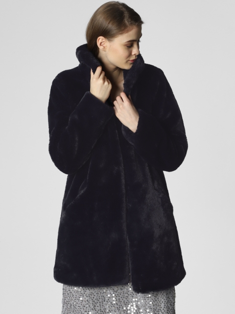 

Vero Moda Women Navy Blue Solid Jacket