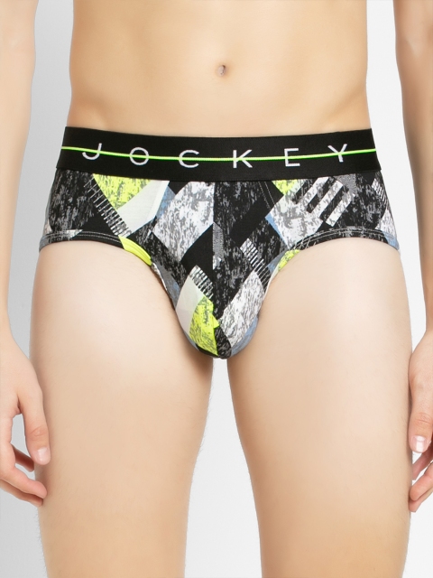 

Jockey Men Multicoloured Printed Briefs NY01-0105-NYC06, Multi