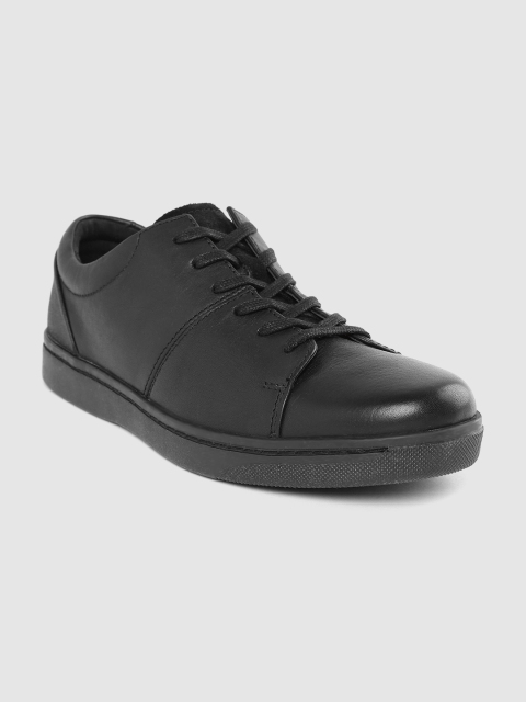 

Clarks Men Black Leather Derbys