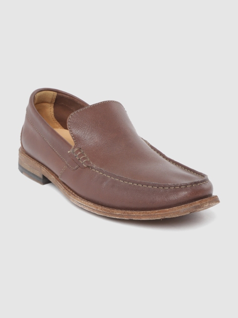 

Clarks Men Coffee Brown Leather Loafers