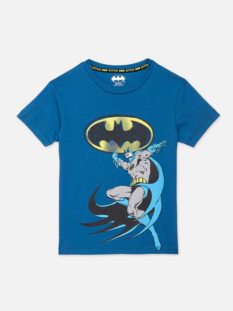 

Kids Ville Batman featured Blue Tshirt for Boys