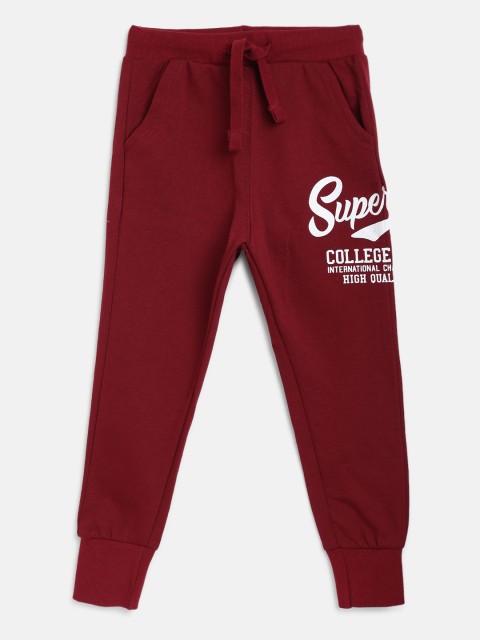 

LC Waikiki Boys Maroon Printed Detail Joggers