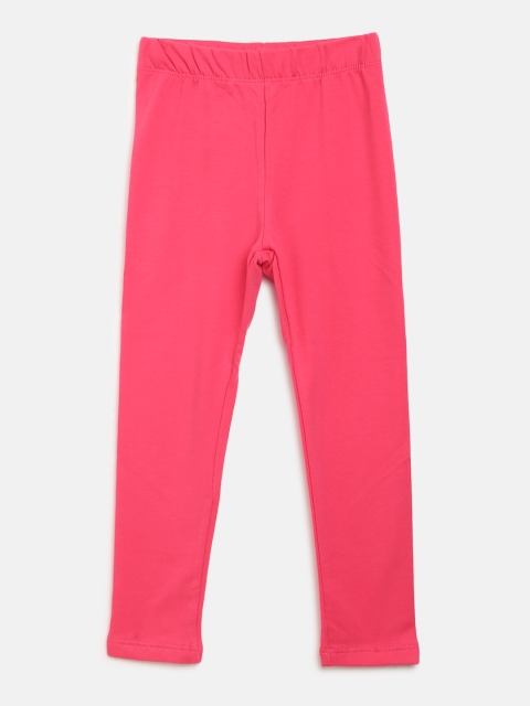 

LC Waikiki Girls Pink Solid Leggings