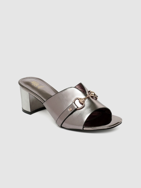 

Tresmode Women Silver-Toned Embellished Heels
